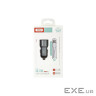 Зарядний пристрій XO 1xUSB + cable USB to Lightning TZ09 gray (6920680873517)