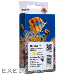 Картридж Barva HP 655 (CZ112AE) 770 c, Yellow (IC-655-Y)