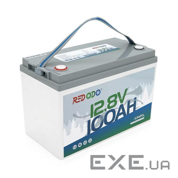 Акумуляторна батарея LiFePO4 Redodo 12.8V 100Ah, 1280Wh, BMS 100A, 329*172*214мм (Redodo-128V100)