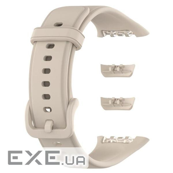 Силіконовий ремінець BeCover для Oppo Band 2 Beige (709473)