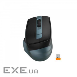 Миша бездротова A4tech Fstyler, BT+RF (Combo), USB, 2400dpi, вбудований L (FB35C (Midnight Green))
