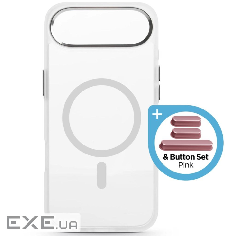 Чохол до мобільного телефона Armorstandart Unit MagCase Apple iPhone 17 Air Clear Silver (ARM90584)