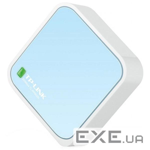Маршрутизатор TP-Link TL-WR802N N300, 1xFE WAN/LAN, 1xmicro USB nano router