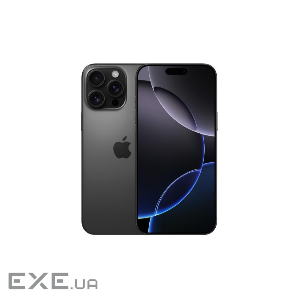 Мобільний телефон Apple iPhone 16 Pro Max 256Gb eSim Black Titanium (Grade B) USED (iP16PM2eBkT_B)