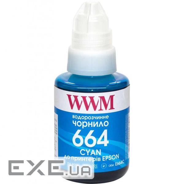 Чорнило WWM Epson L110/L210/L300 140г Cyan (E664C)