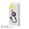 Кабель Baseus Bright Mirror 2 Series Retractable 3-in-1 Fast Charging Data Cable USB to (CAMJ010001)