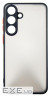 Чeхол-накладка Dengos Matt для Samsung Galaxy S25 FE Black (DG-KM-168) + защитное стекло