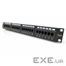 Патч-панель 19" 24хRJ-45 UTP 1U cat.6 PiPo (PP246191U)