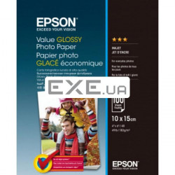 Фотопапір Epson 10х 15 Value Glossy Photo (C13S400039)