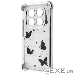 Чехол WAVE Winkie Xiaomi Redmi Note 14 Pro 5G/Poco X7 silver/butterfly (64213 silver/butterfly)