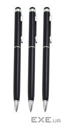 Стилус - ручка для ємнісних екранів, чорний (комплект 3 шт.) (S0690x3) CHINA