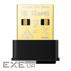 Бездротовий Nano USB-адаптер , Archer T3U Nano TP-LINK