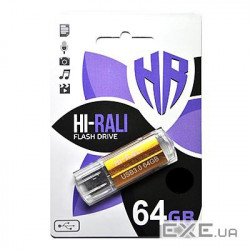 Флешка Hi-Rali 64 GB USB Flash Drive (HI-64GBCORBR)