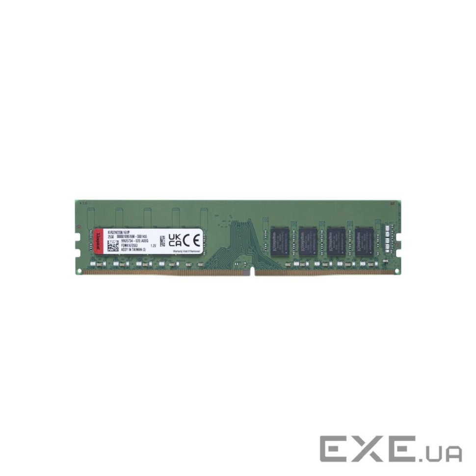 Модуль пам'яті KINGSTON DDR4 3200MHz 16GB (KVR32N22D8/16WP)