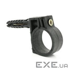 Обойма з ударним шурупом для гофри / труби чорне 25-27мм (пач. 25шт. ціна за пачку) (YT21343) ) (YT21343)