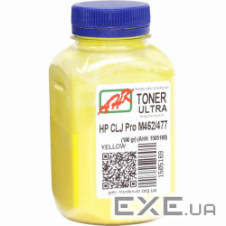 Тонер HP CLJ Pro M452/477, 100г Yellow ULTRA COLOR AHK (1505169)