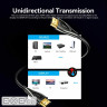 Кабель мультимедійний HDMI M to HDMI M 80.0m 4K60Hz fiber optic black Vention (ALSBAF)