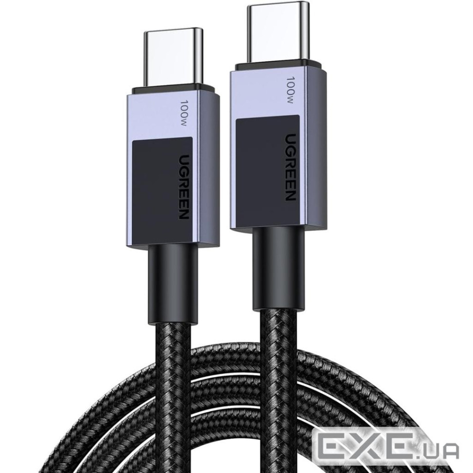 Кабель USB 2.0 Type-C M-M, 3 м, 100W （480Mbps）Сірий, L512 UGREEN (45065)