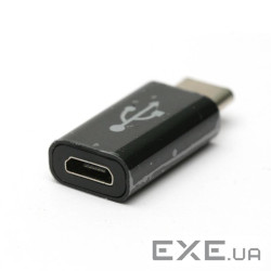 Перехідник PowerPlant micro USB to Type C (KD00AS1260)