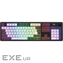 Клавіатура бездротова HATOR Skyfall 100 Pro Wireless Aurum Vanila Silent Switch UK-ISO B (HTK4100EU)