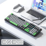 Клавіатура Aula Mechanical F2088 PRO Black/Gray, plus 9 Green keys KRGD blue (6948391234892)