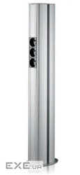 Міні-колона VERTICA одностороння, h=500мм, 80х80мм / алюміній, RAL 9006 OBO Bettermann 6133502 , RAL 9006 OBO Bettermann