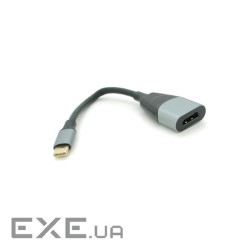 Конвертер Type-C (тато)/HDMI (мама), 18cm, круглий, B ( (YT-Type-C(M) / HDMI(F)-18cm круглий)