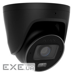 5 Mp IP варіофокальна відеокамера з гібридним підсвічуванням Ajax TurretCam HLVF (5 Mp) Black (2.8-1