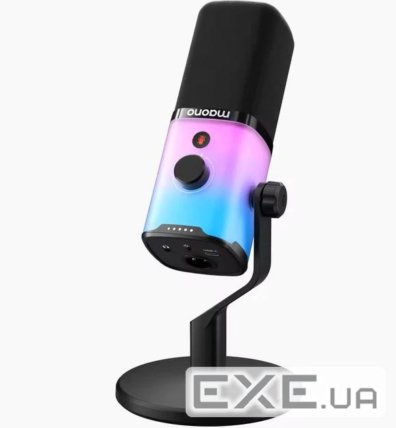 Мікрофон Maono PD100X RGB, Black, Type-C / XLR, динамічний (PD100XRGB_BK)