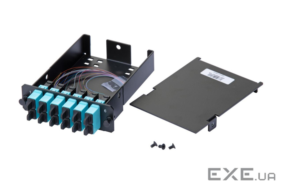 Панель 6xSC Duplex OM3/OM4 та 12xSC OM4 Pigtail (FCSZO-12-03P)