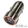 Зарядний пристрій HOCO HOCO Z46A Blue whale USB-C PD20W + USB QC3.0 Metal Gray (6931474770332)