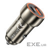 Зарядний пристрій HOCO HOCO Z46A Blue whale USB-C PD20W + USB QC3.0 Metal Gray (6931474770332)