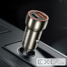 Зарядний пристрій HOCO HOCO Z46A Blue whale USB-C PD20W + USB QC3.0 Metal Gray (6931474770332)