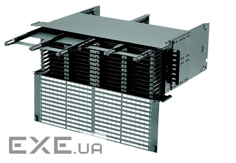 Полиця з організатором 19" 4U, для 48-и 6-портових касет (FLEX4U06)