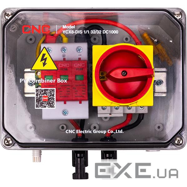 Панель відключення PV CNC 1in-1out YCX8-DIS 1/1 32/32 DC1000 (NV822287) PV CNC 1in-1out YCX8-DIS 1/1 32/32 DC1000 (NV822