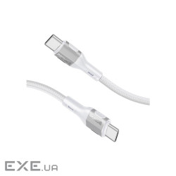 Дата кабель USB-C to USB-C 1.2m 60W PD FletchLink-CC grey Promate (fletchlink-cc.grey)