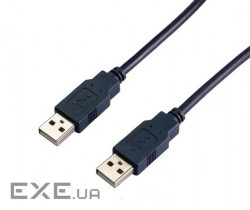 Кабель USB 2.0 AM/AM 1м Black (B00598)