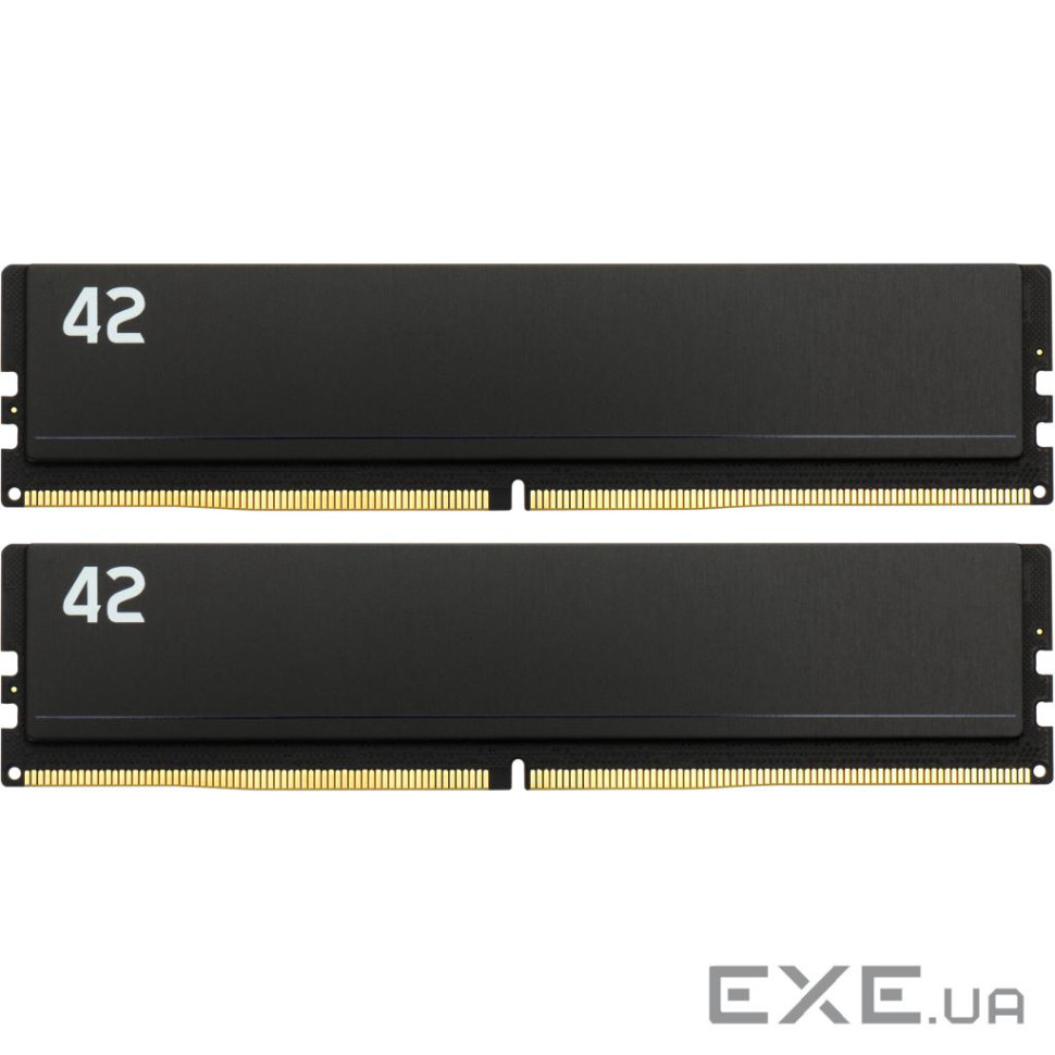 Модуль пам"яті для комп"ютера DDR5 64GB (2x32GB) 6000 MHz 42-Series eXceleram (E-42-009D-64)