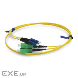 Патчкорд SC/APC-LC/UPC SM 0.5 м Duplex Slim (PC-0.5SC/APC-LC/UPC(SM)D(ON)S)