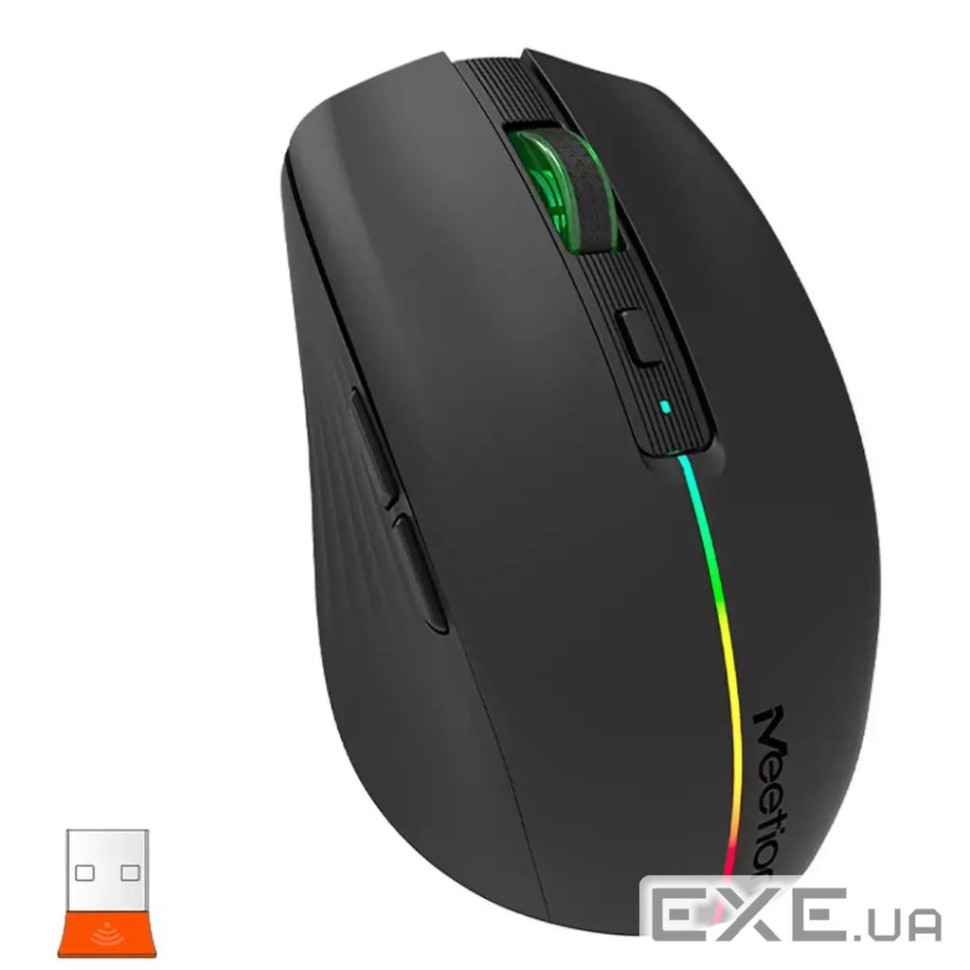 Мышь беспроводная Meetion BTM002 Black (MT-BTM002-A)