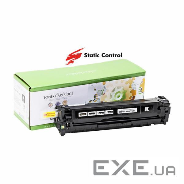 Картридж Static Control HP CLJ CB540A/CE320A/CF210X, Canon 716/731 2.4k black (002-01-RB540AU)