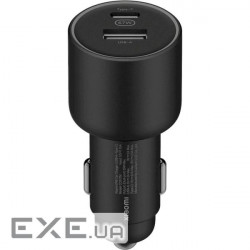 Автомобільний зарядний пристрій XIAOMI 67W Car Charger USB-A + Type-C Black (BHR6814GL)