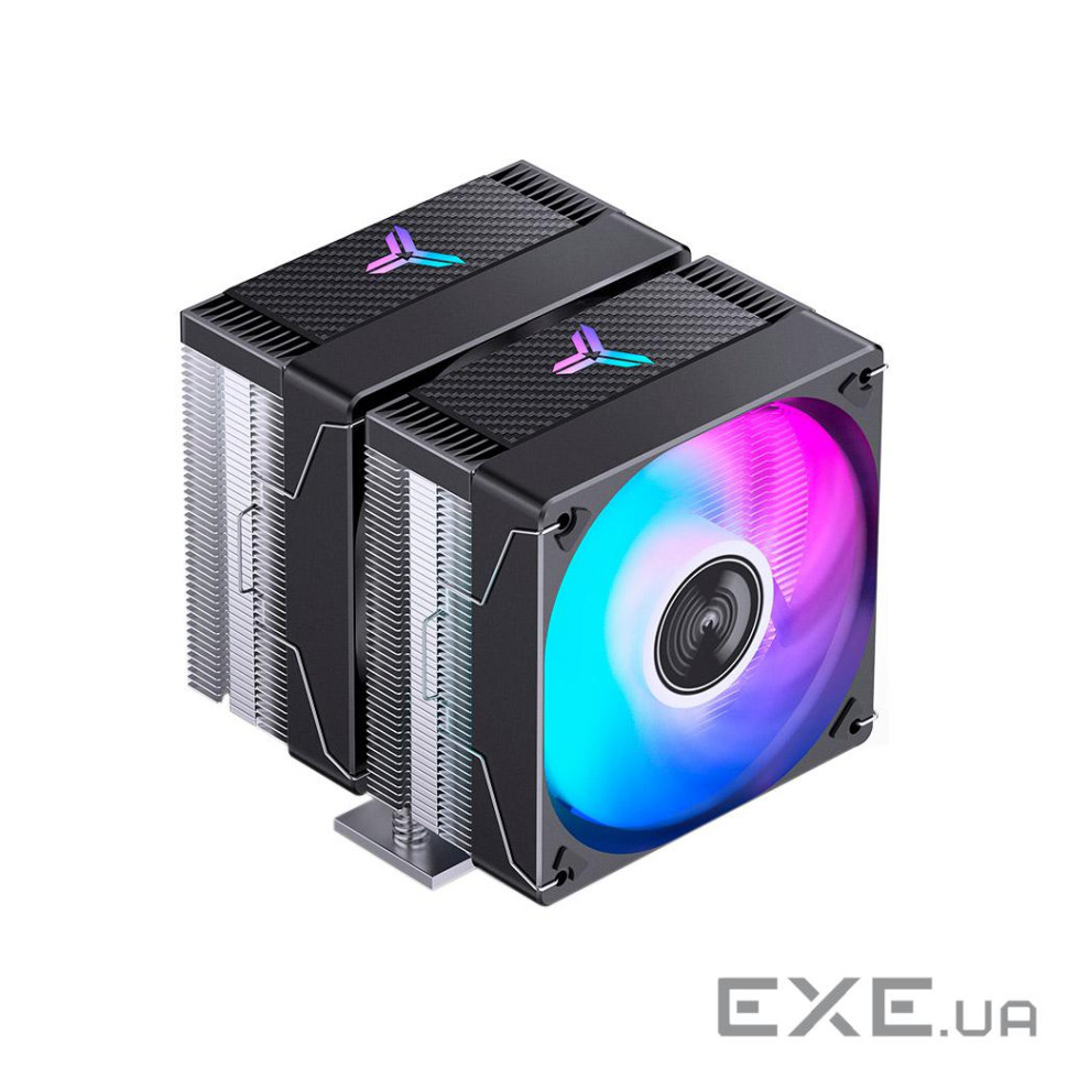 Процесорний кулер JONSBO CR-3000E Black (120mm/4pin/1600RPM/34Dba/6 тепл. трубки) )