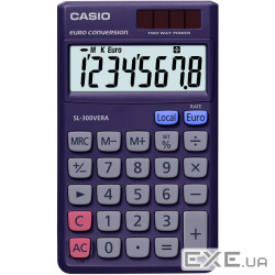 Калькулятор Casio SL-300VERA-WA-EP, темно-синій (CALC-CAS-SL-300VERA)