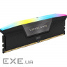 Модуль пам'яті CORSAIR Vengeance RGB Black DDR5 5200MHz 32GB Kit 2x16GB (CMH32GX5M2B5200C40)