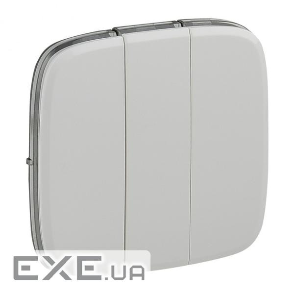 Клавіша вимикача 3-х клавішного Legrand, Valena ALLURE, Білий (755035)