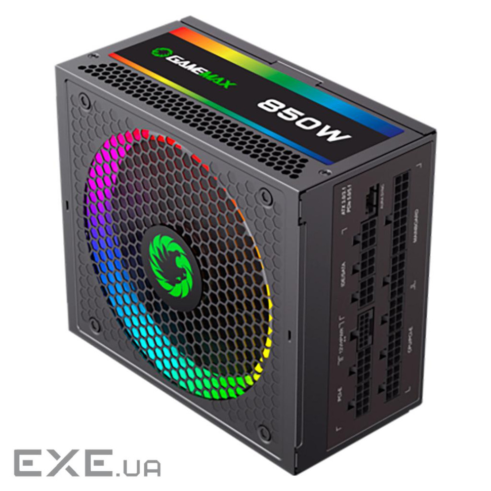 Блок живлення Gamemax 850W (RGB 850 PRO (ATX3.03.1 PCIe5.0)