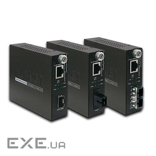 Керований медіаконвертер Planet GST-805A ( 10/ 100/ 1000Base-T to 1000Base-LX/ SX mini-