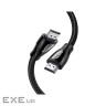 Кабель мультимедійний HDMI M to HDMI M 5.0m braided HD140 black Ugreen (80405)