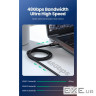 Кабель мультимедійний HDMI M to HDMI M 5.0m braided HD140 black Ugreen (80405)